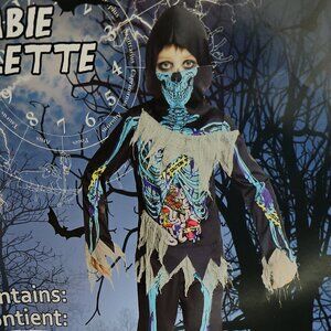 Skeleton Zombie Boys Dress Up Costume ,NWT